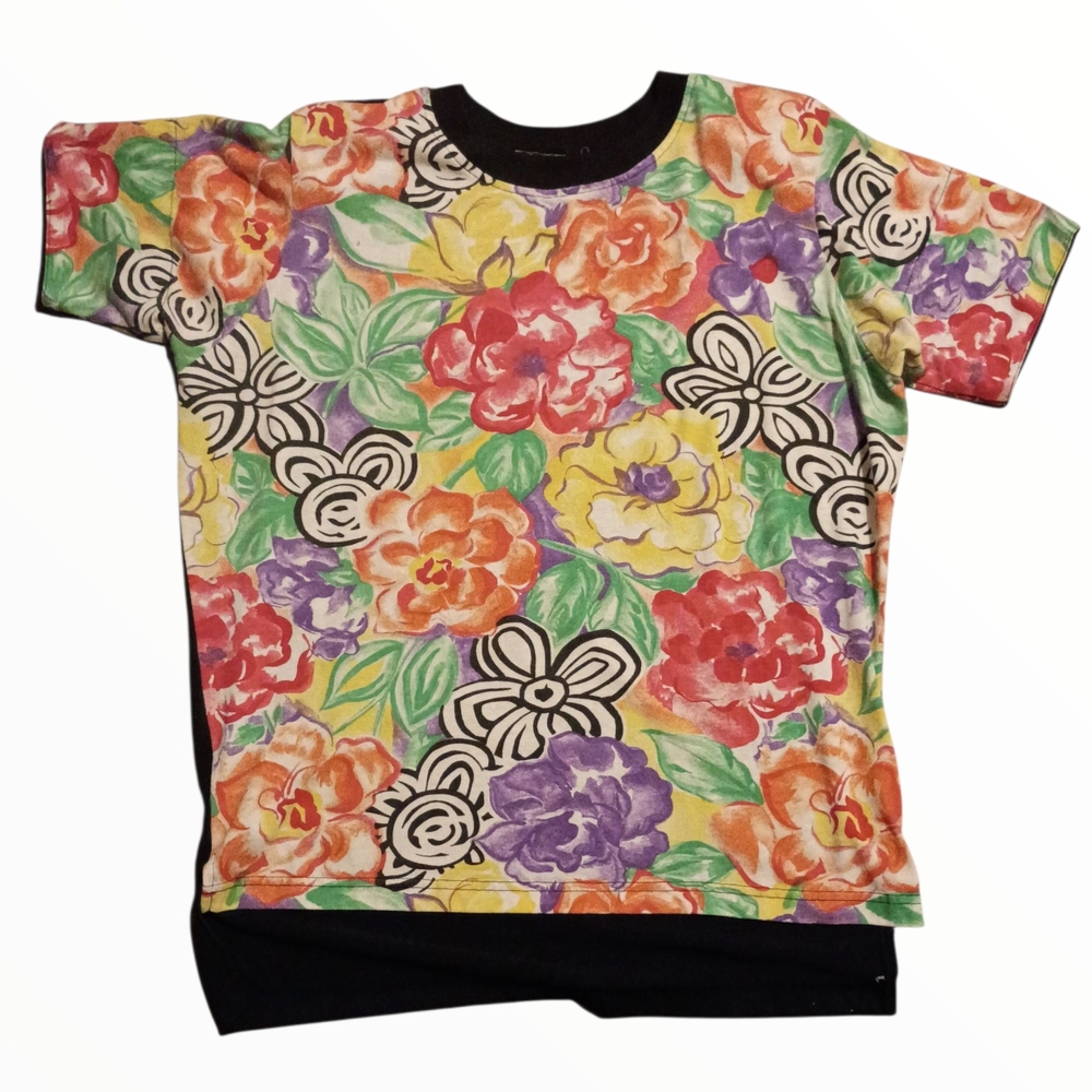 🦋Floral Multicolor Women's Top Size Large